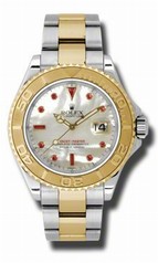 Rolex Yachtmaster Mother of Pearl Steel and Yellow Gold Men's Watch 16623MRBO