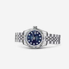 Rolex Lady-Datejust 26 Fluted Blue Diamonds Jubilee (179174-0011)