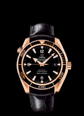 Omega Seamaster Planet Ocean 600M Co-Axial 42mm Gold / Alligator (222.63.42.20.01.001)