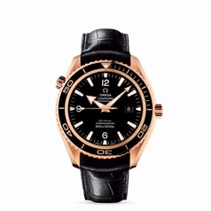 Omega Seamaster Planet Ocean 600M Co-Axial 45.5mm Gold / Alligator (222.63.46.20.01.001)