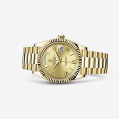 Rolex Day-Date 40 Yellow Gold Champagne Roman (228238-0006)