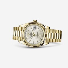 Rolex Day-Date 40 Yellow Gold Silver Diagonal (228238-0008)