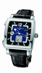Ulysse Nardin Quadrato Dual Time Steel Men's Watch 243-92-632