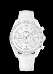 Omega Speedmaster Moonwatch Co-Axial White Side of the Moon Diamond (311.98.44.51.55.001)