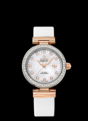 Omega Deville Ladymatic Co-Axial 34mm Two Tone / Diamond (425.27.34.20.55.001)