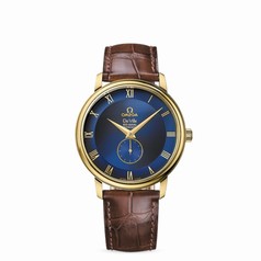 Omega Deville Prestige Co-Axial Small Seconds 39mm Yellow Gold / Blue (4613.80.02)