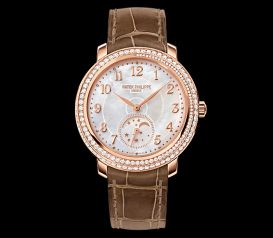 Patek Philippe Moonphase 4968 Rose Gold White Mother of Pearl (4968R-001)