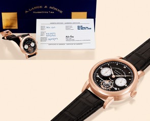 A. Lange & Sohne Tourbillon Pour le Mérite Pink Gold / Black (701.011)