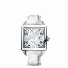 Omega Deville X2 Big Date Co-Axial Midsize MOP / White (7719.75.36)