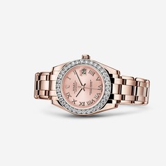 Rolex Datejust Pearlmaster 34 Everose Diamond Pink Roman (81285-0020)