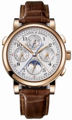 A. Lange and Sohne 1815 Rattrapante 18K Rose Gold Chronograph Men's Watch 421.032