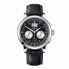 A Lange and Sohne Datograph Black Dial Platinum Men's Watch 405.035