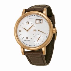 A. Lange and Sohne Grand Lange 1 Silver Dial Men's Watch 117.032