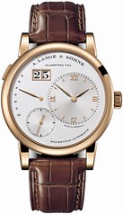 A. Lange and Sohne Lange 1 Daymatic Silver Dial 18kt Rose Gold Men's Watch 320.032