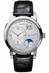 A Lange and Sohne Moonphase Silver Dial Platinum Men's Watch 109.025