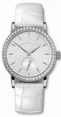 A. Lange and Sohne Silver Dial 18kt White Gold Diamond Ladies Watch 835.030