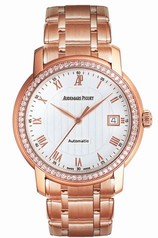 Audemars Piguet Jules Audemars Diamond Bezel Automatic Rose Gold Men's Watch 15158OR.ZZ.1229OR.01