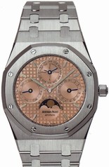 Audemars Piguet Royal Oak Automatic Moonphase Platinum Men's Watch 25820PT.OO.0944PT.04