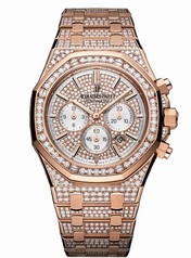 Audemars Piguet Royal Oak Offshore 18K Pink Gold Diamond Ladies Watch 26322OR.ZZ.1222OR.01