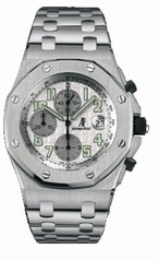 Audemars Piguet Royal Oak Offshore Silver Dial Chronograph Men's Watch 25721STOO1000ST07