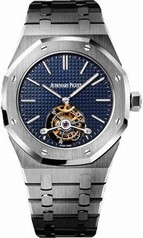 Audemars Piguet Royal Oak Tourbillion Blue Dial Steel Men's Watch 26510STOO1220ST01