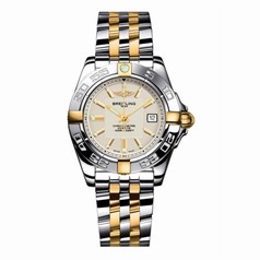 Breitling Galactic 32 Two Tone Silver / Two Tone Bracelet (B71356L2.G703.367D)