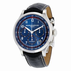 Baume and Mercier Blue Dial Chronograph Automatic Men's Watch 10065