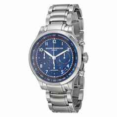 Baume and Mercier Blue Dial Chronograph Stainless Steel Men's Watch 10066