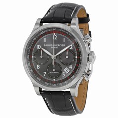 Baume and Mercier Capeland Grey Dial Chronograph Men's Watch 10044