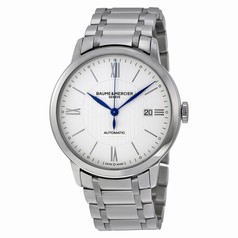 Baume and Mercier Classima Automatic Silver Dial Stainless Steel Men's Watch M0A10215