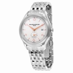 Baume and Mercier Clifton Silver Dial Stainless Steel Men's Watch 10141