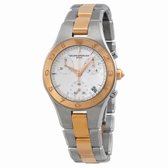 Baume and Mercier Linea Rose Gold Chronograph Ladies Watch 10016