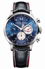 Baume et Mercier Capeland Blue Dial Chronograph Automatic Men's Watch MOA10232