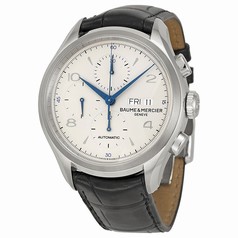 Baume et Mercier Clifton Automatic Chronograph Silver Dial Men's Watch 10123