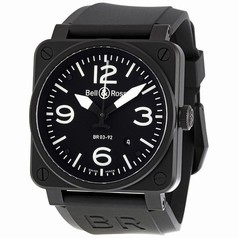 Bell & Ross Aviation Black Dial 42MM Automatic Men's Watch BR03-92-CB