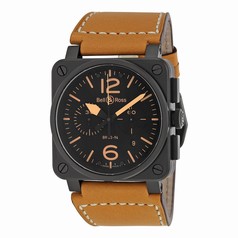 Bell & Ross Instrument Heritage Black Dial Chronograph Automatic 42MM Men's Watch BR-03-94-HERITAGE