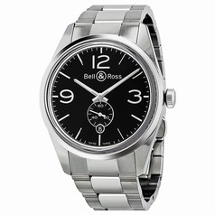 Bell & Ross Vintage Automatic Black Dial Stainless Steel Men's Watch BR123-BL-ST