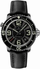 Blancpain 500 Fathoms Automatic Black Dial Canvas Men's Watch 50015-12B30-52B