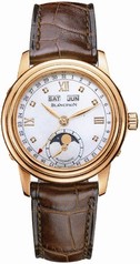 Blancpain Leman Automatic White Mother of Pearl Dial Ladies Watch 2360-3691A-55