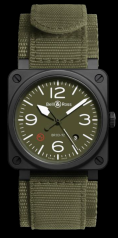 Bell & Ross BR 03 92 Military Type Ceramic (BR0392MilitaryCE)
