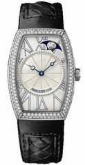 Breguet Heritage Phase de Lune White Dial White Gold Diamond Ladies Watch 8861BB11386D000
