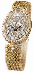 Breguet Reine de Naples Diamond Dial 18kt Yellow Gold Ladies Watch 8928BA8DJ20DD00