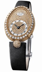Breguet Reine de Naples Diamond Pave Dial 18kt Rose Gold Ladies Watch 8928BR8D844DD0D