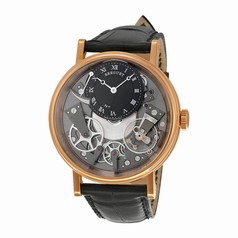 Breguet Tradition Automatic Skeleton Dial 18 kt Rose Gold Men's Watch 7057BR/G9/9W6