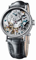 Breguet Tradition Automatic Skeleton Dial 18 kt White Gold Men's Watch 7027BB119V6