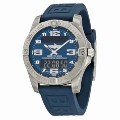 Breitling Aerospace Evo Blue Dial Rubber Men's Watch E7936310-C869BLPT3