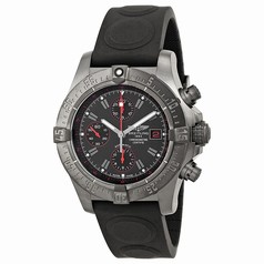 Breitling Avenger Black Dial Chronograph Rubber Men's Watch M133802C-BC73BKOR