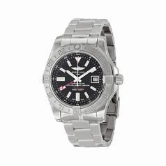 Breitling Avenger II GMT Black Dial Stainless Steel Men's Watch A3239011/BC35SS