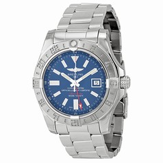 Breitling Avenger II GMT Blue Dial Stainless Steel Automatic Men's Watch A3239011-C872SS