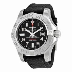 Breitling Avenger II Seawolf Automatic Black Dial Black Fabric Men's Watch A1733110-BC31BKFT